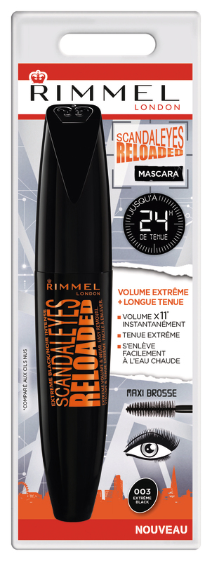 MASCARA  SCANDALEYES RELOADED 003 EXTREME BLACK...