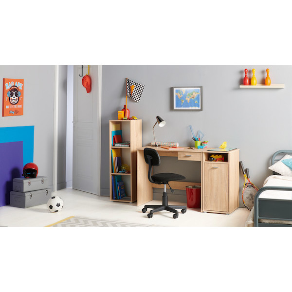 Chaise roulante de bureau noire 3614611078715 (3614611078715)