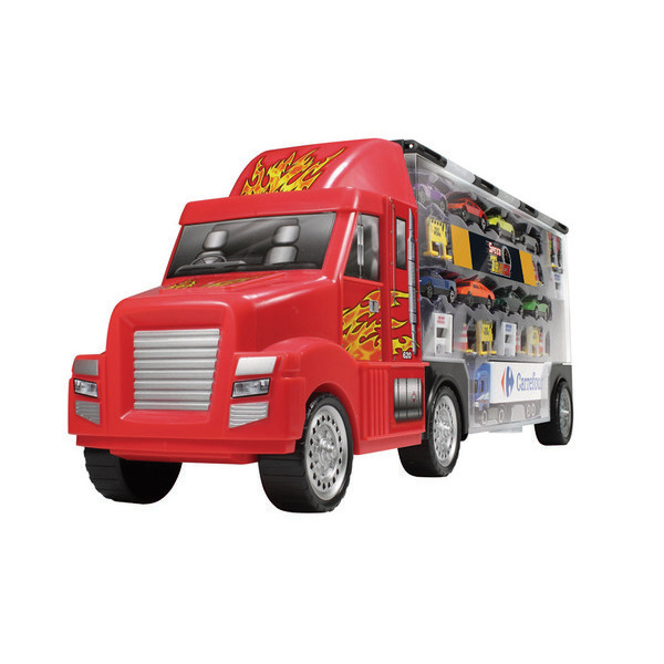 Camion valisette avec voitures