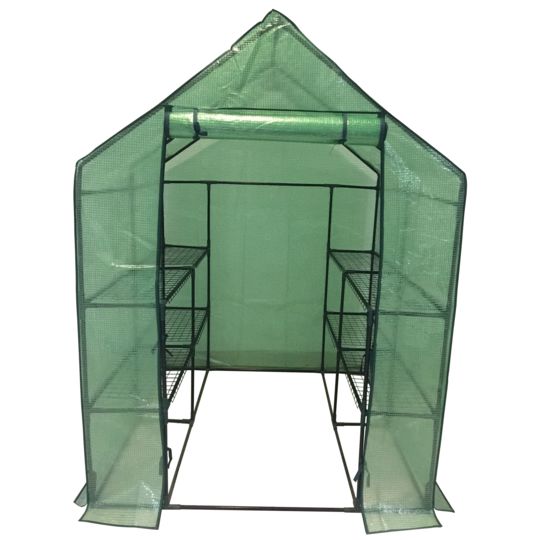 MARQUE GENERIQUE Serre de jardin 8 étagères - E...