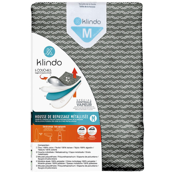 HOUSSE DE REPASSAGE MÉTALLISÉE