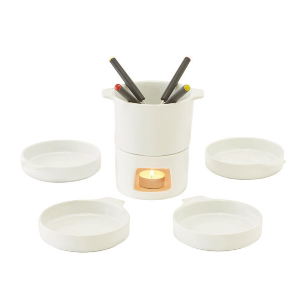 Service à fondue chocolat 10 pièces 