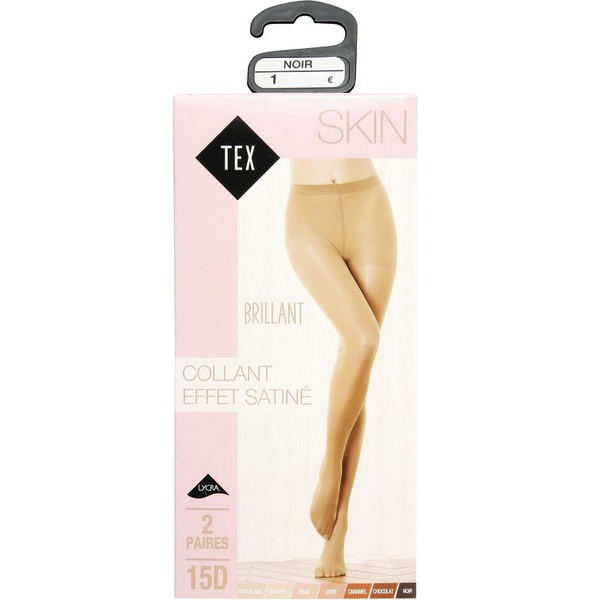 LOT DE 2 COLLANTS VOILE LYCRA