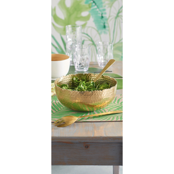 Saladier martelé doré 