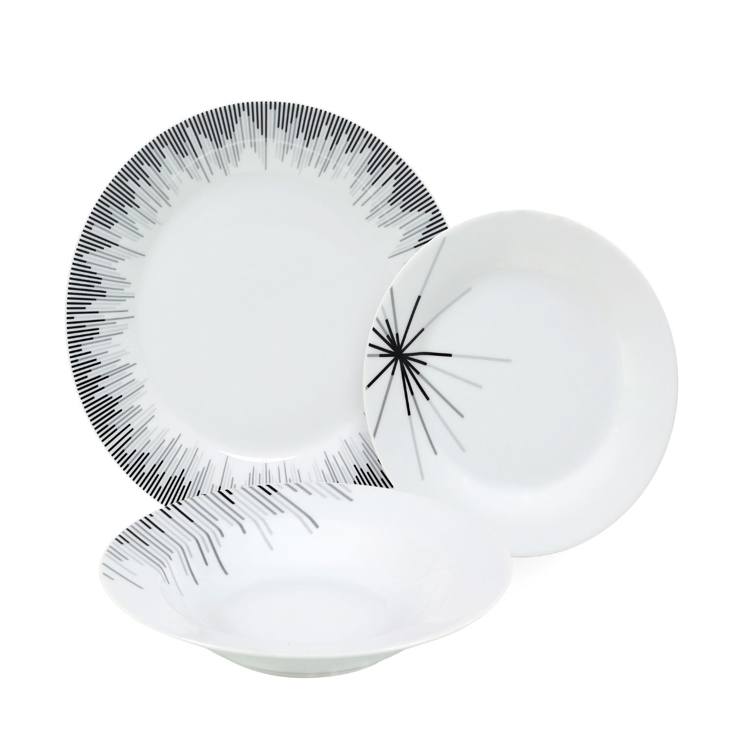 Service assiettes porcelaine 18 pièces CARREFOUR HOME 3614614079412 CARREFOUR HOME Service assiettes porcelaine 18 pièces CARREFOUR HOME 3614614079412 CARREFOUR HOME