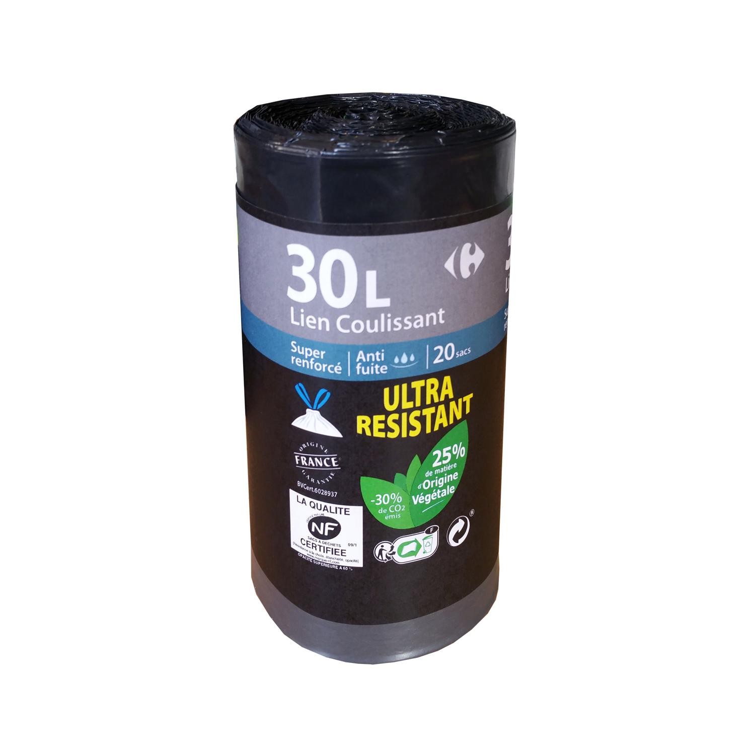 Sac poubelle - Liens coulissants - CARRCXVUR030...