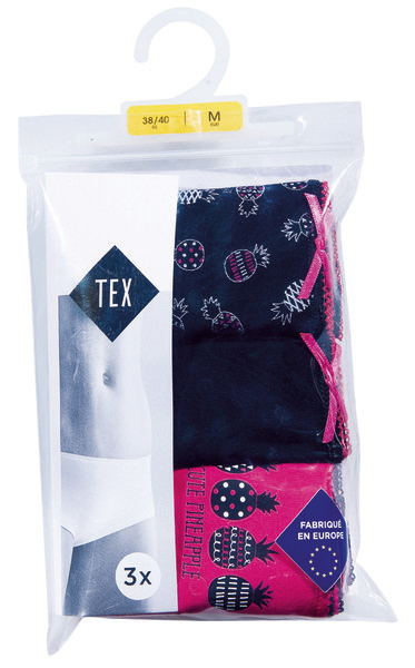 LOT DE 3 SLIPS OU SHORTIES FANTAISIE