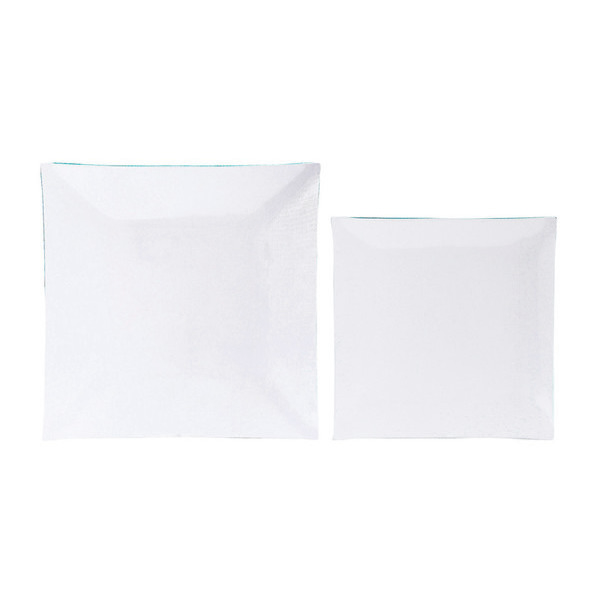 Service 12 pièces bulles carré