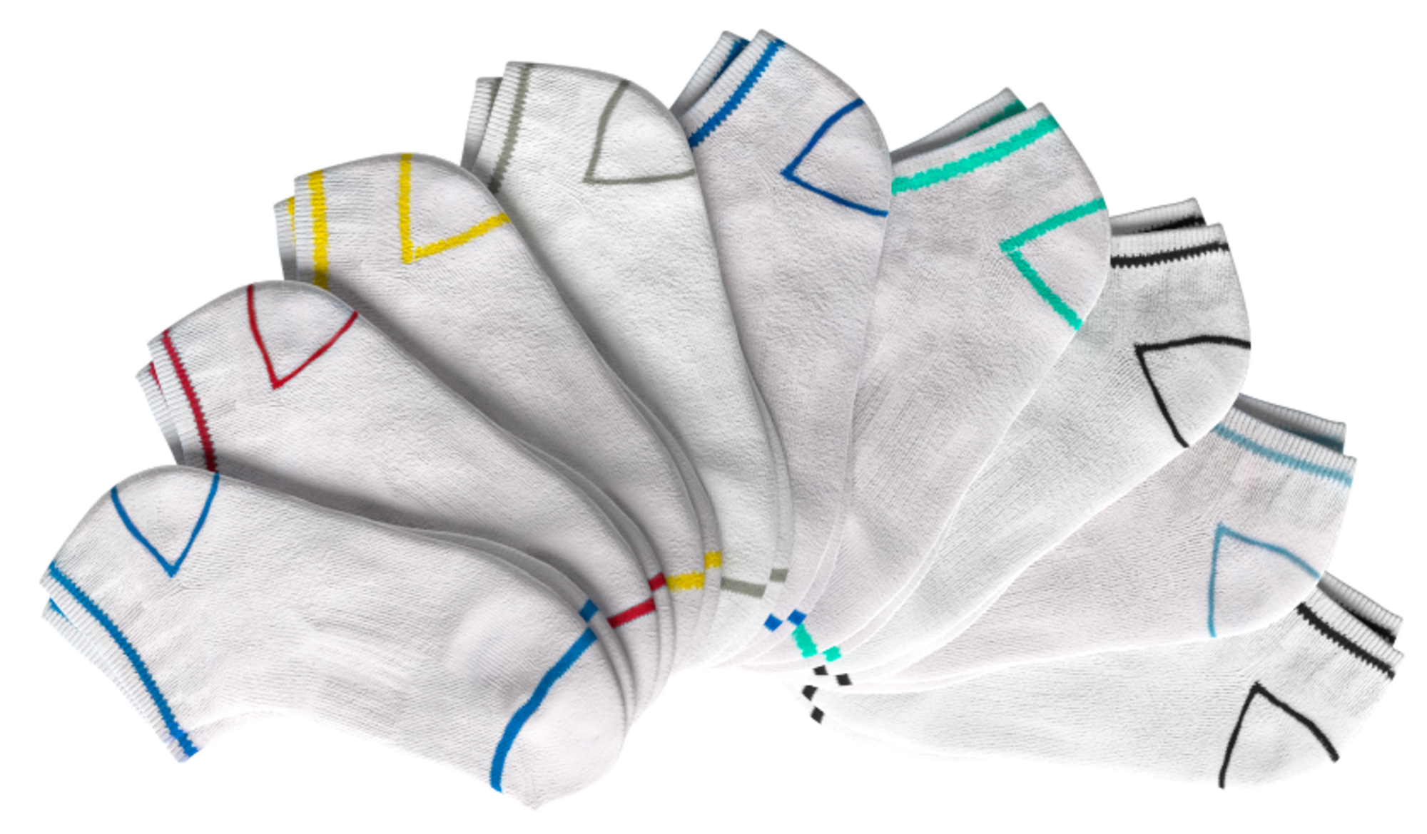LOT DE 9 PAIRES DE CHAUSSETTES ENFANT OU HOMME 