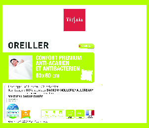 OREILLER ANTI-ACARIENS ALLERBAN® 60 X 60 CM OU ...