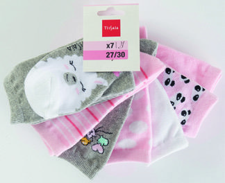 LOTS DE 5, 6 OU 7 PAIRES DE CHAUSSETTES