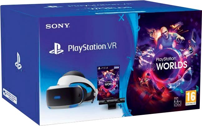 PACK CASQUE PLAYSTATION VR + CAMÉRA + VR WORLDS