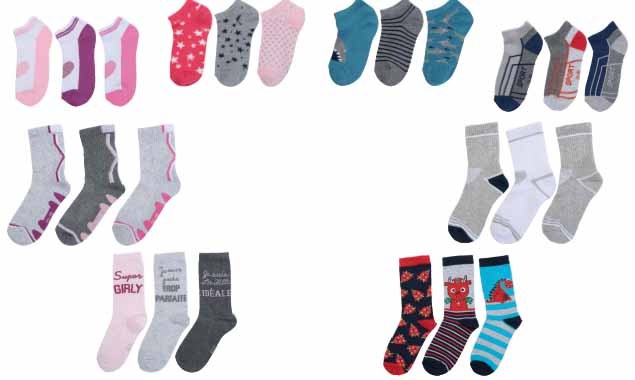 LOT DE 3 PAIRES DE CHAUSSETTES ENFANT