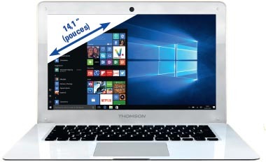 PC PORTABLE + IMPRIMANTE LASER MONOCHROME