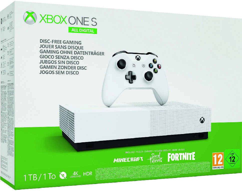 CONSOLE XBOX ONE S 1TO ALL DIGITAL