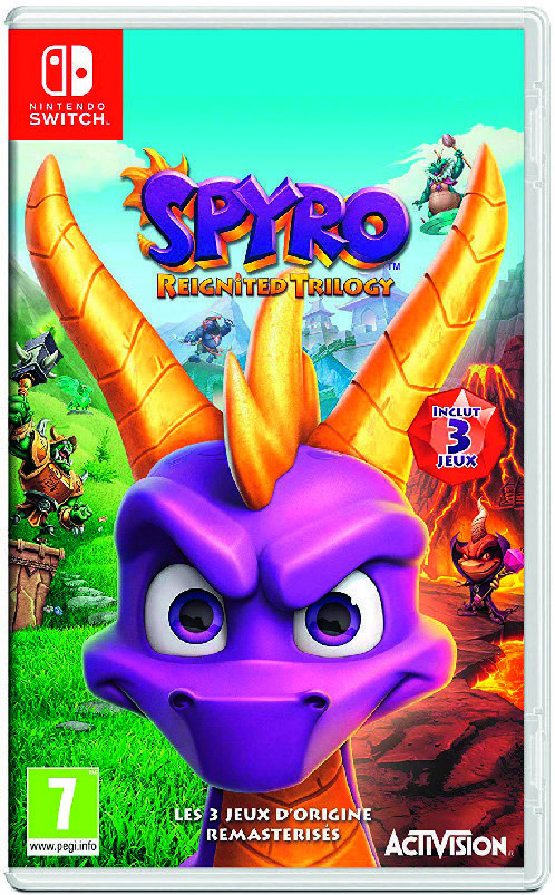  CRASH BANDICOOT OU SPYRO REIGNITED TRILOGY SWITCH code EAN 3614703502555 
