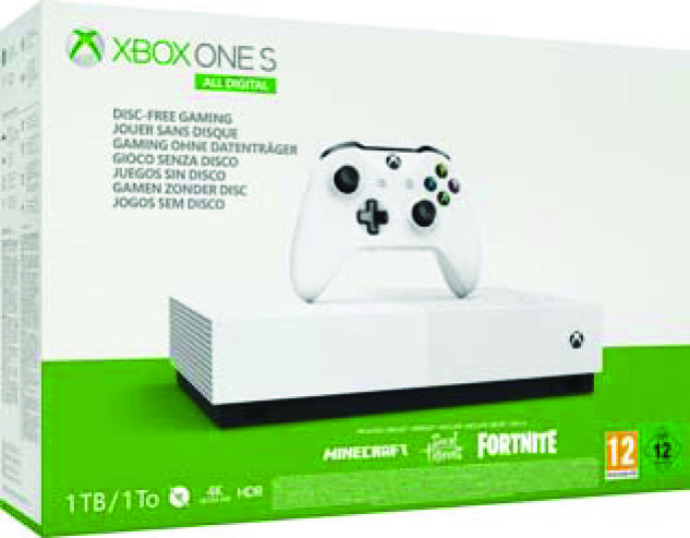  CONSOLE XBOX ONE S 1TO ALL DIGITAL code EAN 3614703503231 