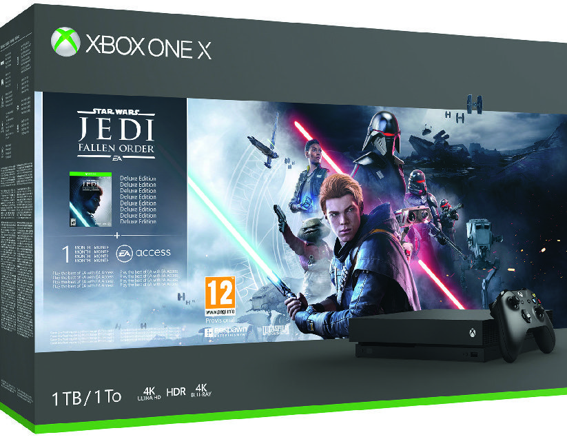 CONSOLE XBOX ONE X 1TO STAR WARSTM JEDI : FALLEN ORDER + CASQUE FILAIRE MS400 3614703507116 (3614703507116)