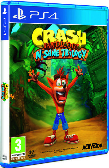  CRASH BANDICOOT OU SPYRO REIGNITED TRILOGY code EAN 3614703510987 