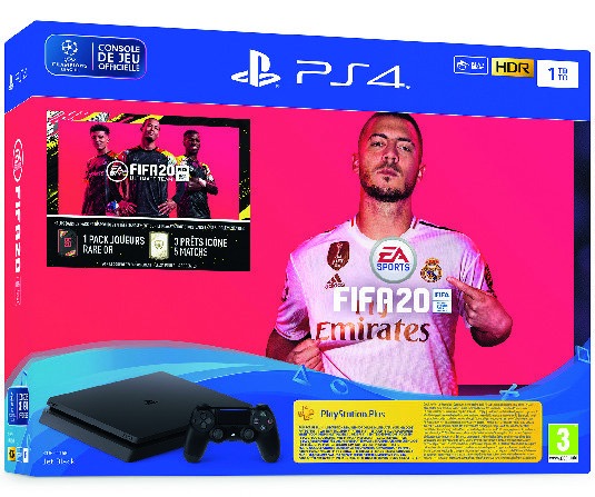  CONSOLE PS4 1TO FIFA 20 code EAN 3614703512592 