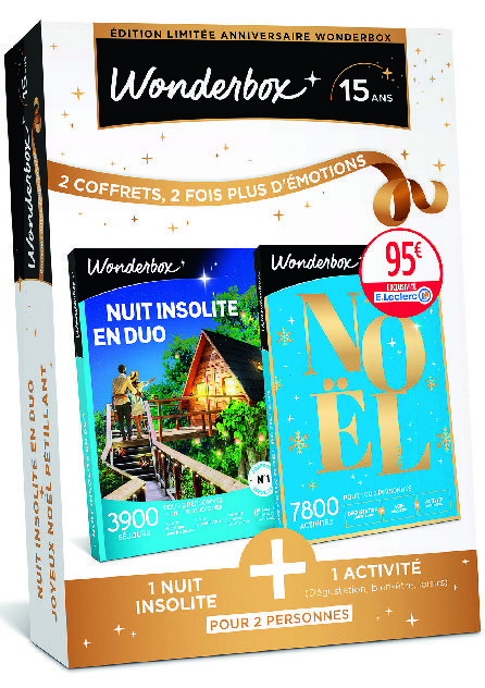 COFFRET JOYEUX NOËL PÉTILLANT + NUIT INSOLITE EN DUO** 3614703537281 (3614703537281)