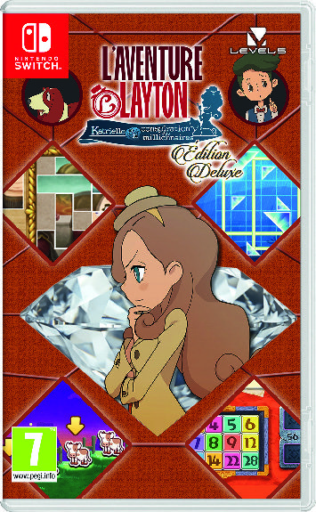  L’AVENTURE LAYTON : KATRIELLE ET LA CONSPIRATION DES MILLIONNAIRES - ÉDITION DELUXE SWITCH code EAN 3614703537731 
