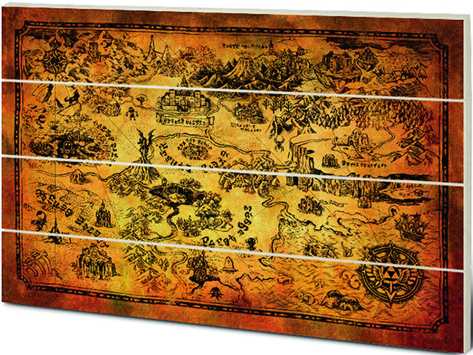  CADRE EN BOIS HYRULE ZELDA code EAN 3614703538035 