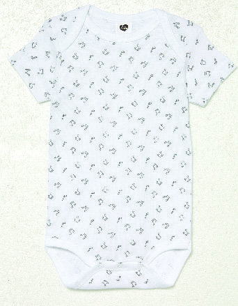 LOT DE 2 BODIES MANCHES COURTES BÉBÉ