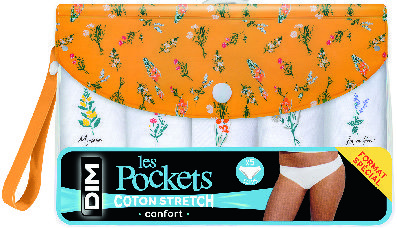POCKETS “COTON STRETCH” SLIP X 5