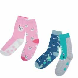 LOT DE 2 PAIRES DE CHAUSSETTES ENFANT