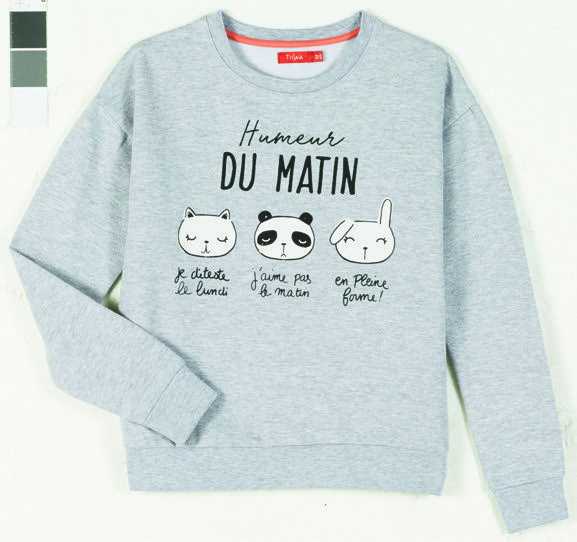 SWEAT NUIT JUNIOR FILLE