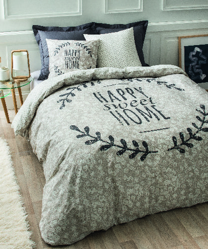 PARURE HOUSSE DE COUETTE 240 X 220 CM + 2 TAIES...