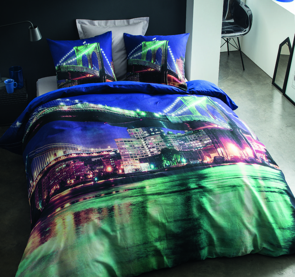 PARURE HOUSSE DE COUETTE 140 X 200 CM + 1 TAIE ...