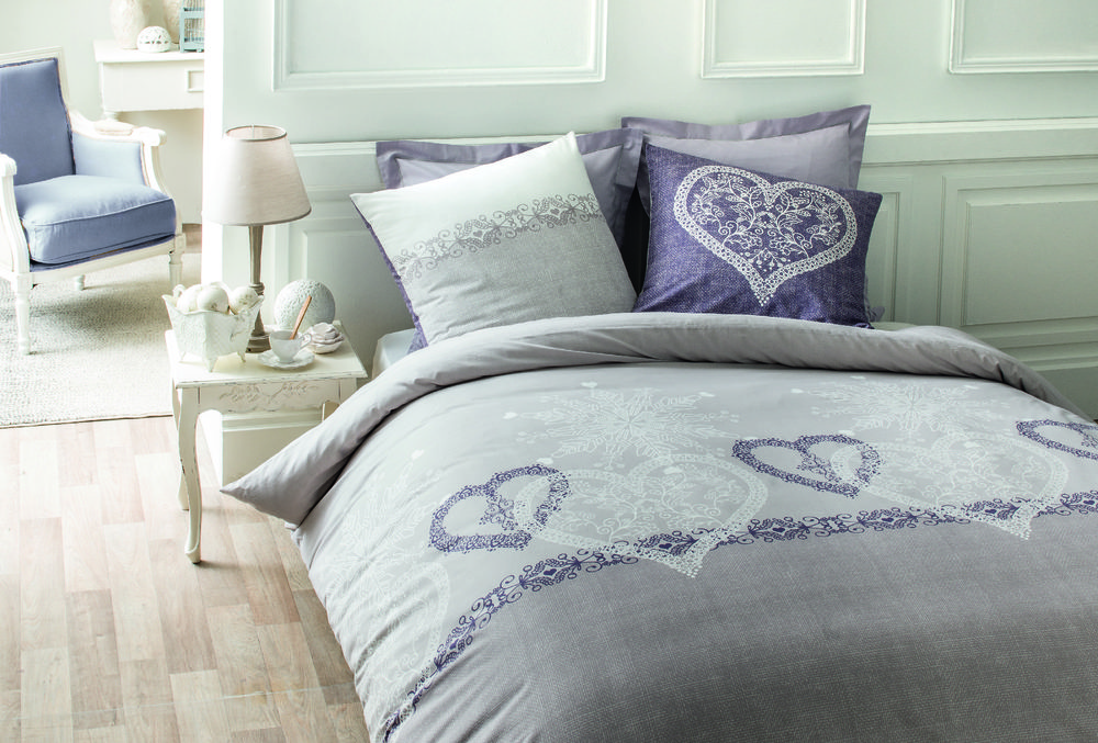 PARURE HOUSSE DE COUETTE 240 X 220 CM + 2 TAIES...