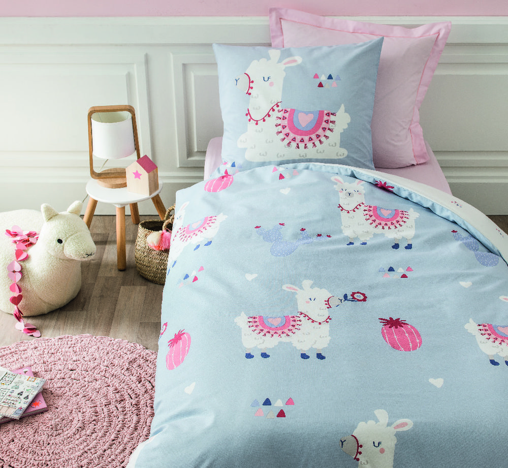 PARURE HOUSSE DE COUETTE 140 X 200 CM + 1 TAIE ...