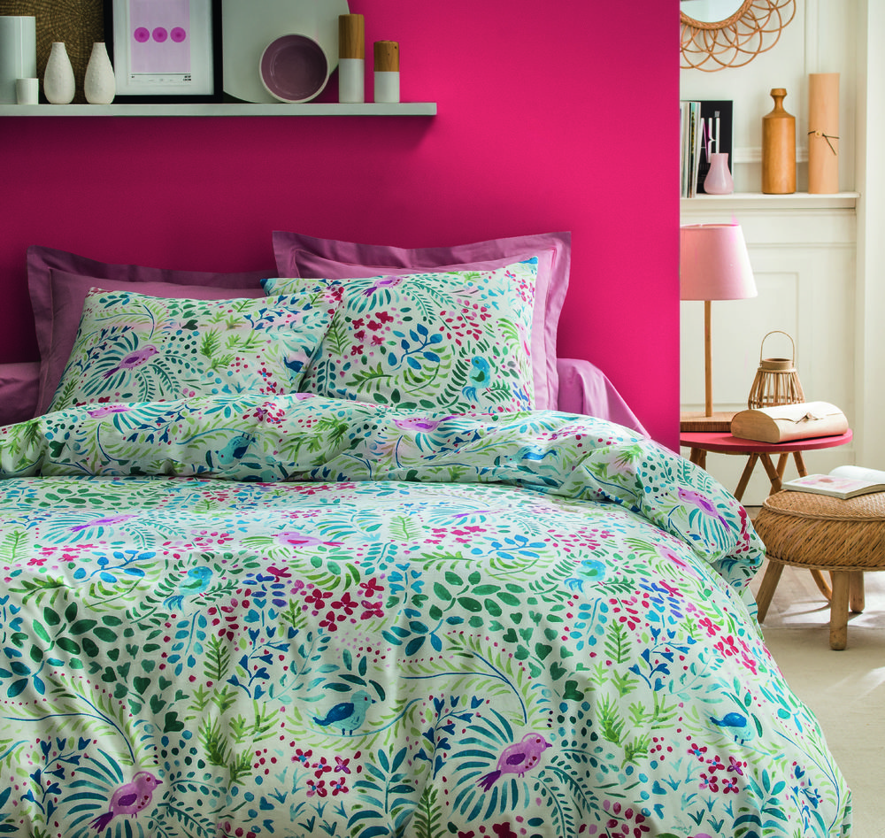 PARURE HOUSSE DE COUETTE 200 X 200 CM + 2 TAIES...