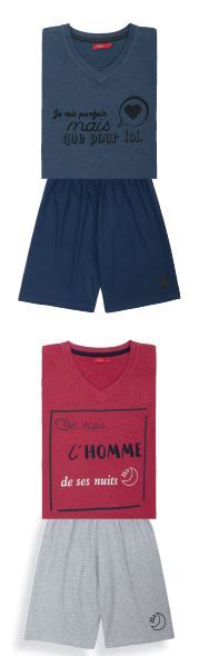 PYJAMA COURT MAILLE