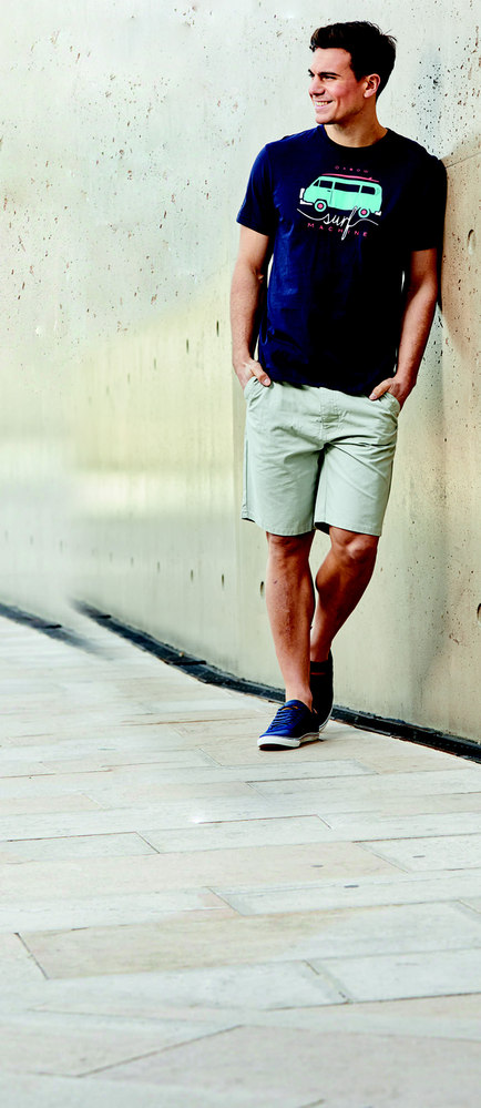 SHORT + CEINTURE HOMME 