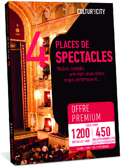COFFRET 4 PLACES DE SPECTACLES - OFFRE PREMIUM 3614704848003 (3614704848003)