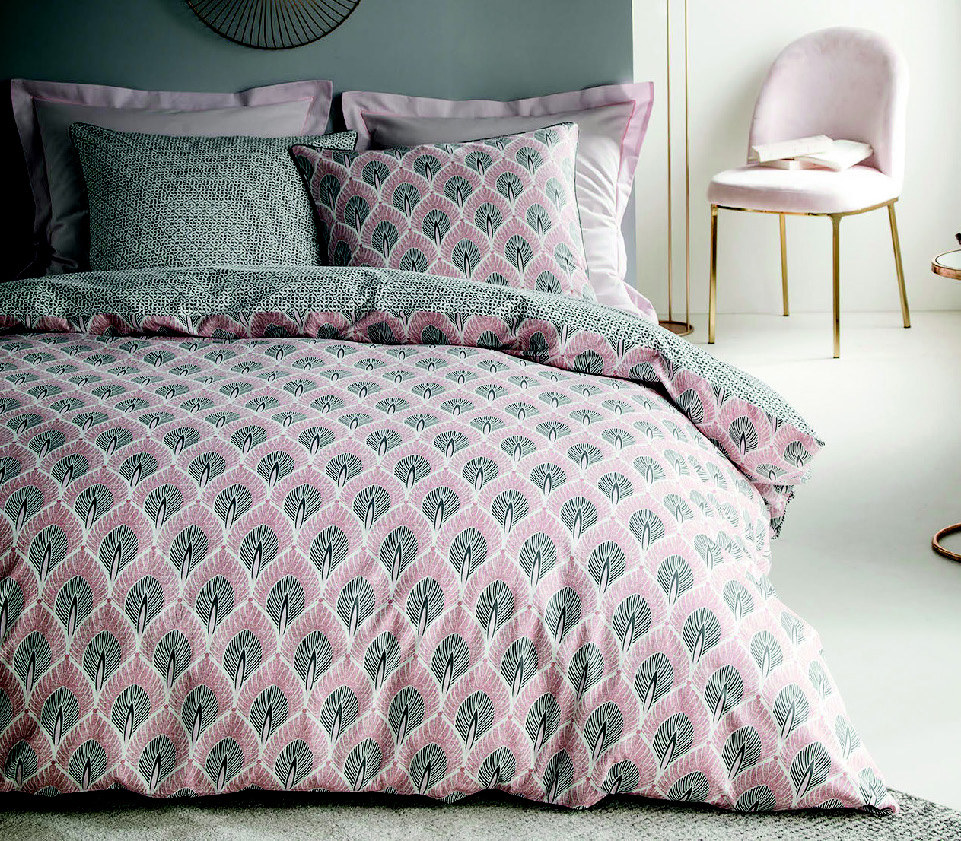 PARURE HOUSSE DE COUETTE 240X220 CM + 2 TAIES D...