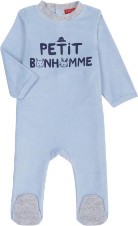 LOT DE 2 DORS BIEN  VELOURS BÉBÉ