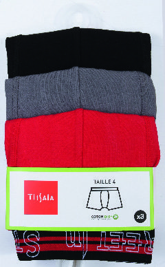  LOT DE 3 BOXERS code EAN 3614705434748 