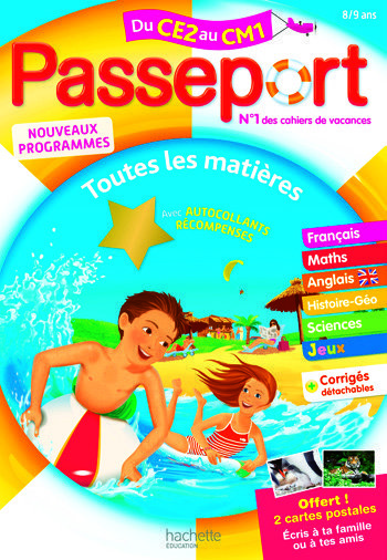  CAHIER DE VACANCES PASSEPORT* code EAN 3614705473990 