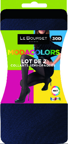LOT DE 2 COLLANTS MODACOLORS SEMI-OPAQUE