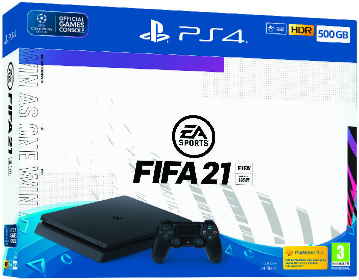 CONSOLE PS4 500GO FIFA 21 + THE LAST OF US PART II 3614705837556 