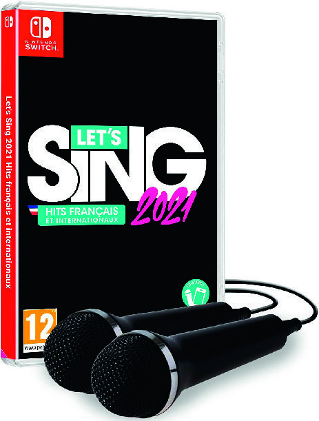 LET'S SING 2021 OU LET'S SING QUEEN + 2 MICROS SWITCH code EAN 3614706150425 