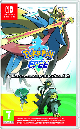 POKÉMON ÉPÉE OU POKÉMON BOUCLIER + PASS D’EXTEN...