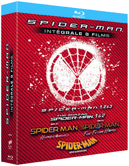  SPIDER-MAN INTÃGRALE 8 FILMS code EAN 3614706154096 