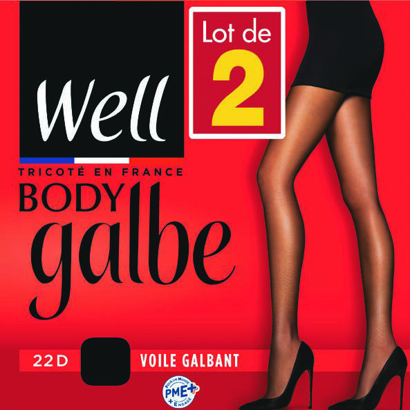 Well_V2 LE LOT DE 2 COLLANTS BODY GALBE “WELL” code EAN 3614706698828 
