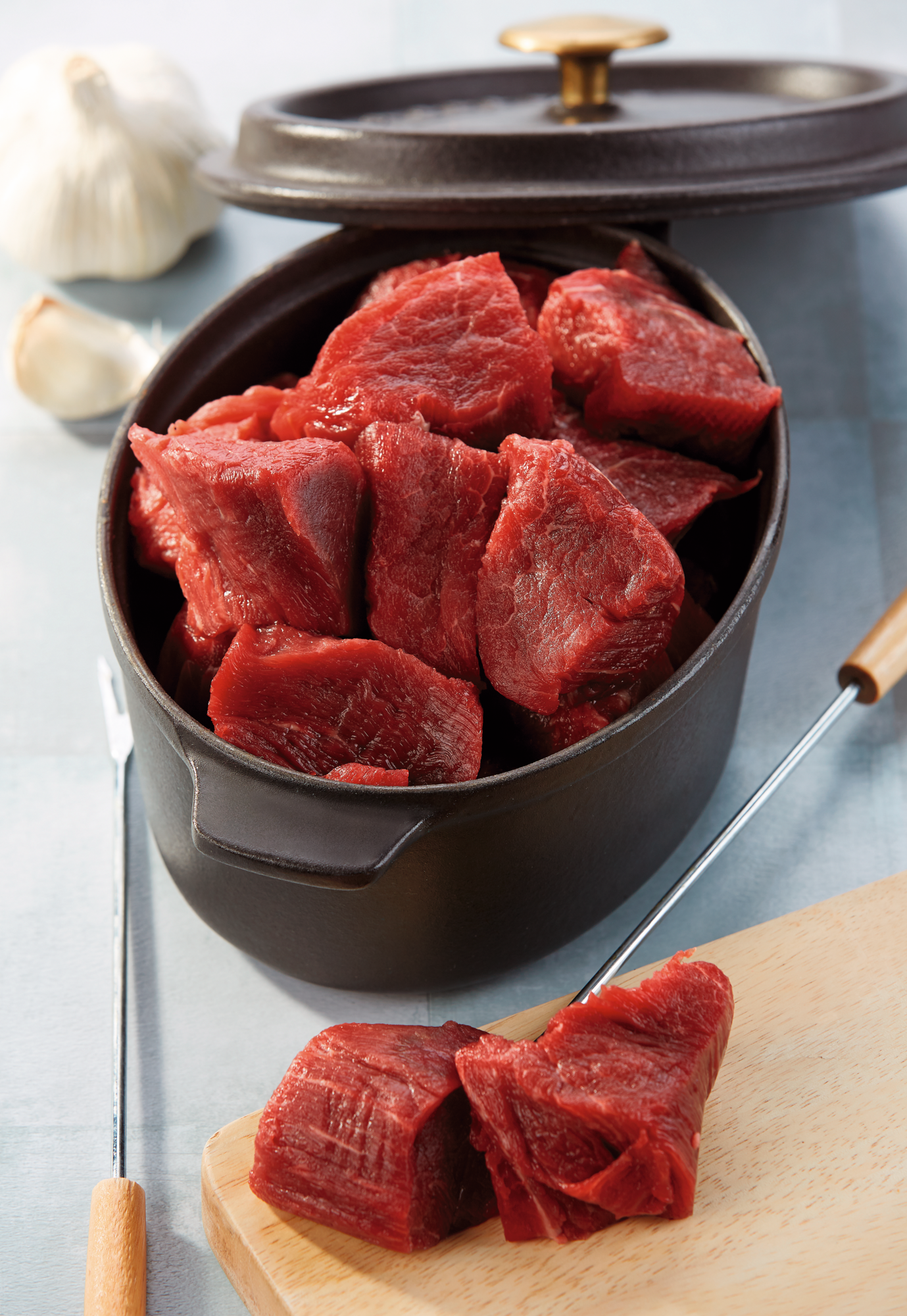  VIANDE BOVINE : PIECE A FONDUE  code EAN 3614707078087 